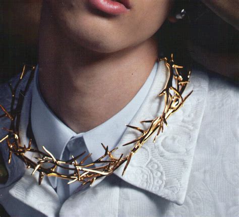 macy's givenchy necklace|Givenchy crown of thorns necklace.